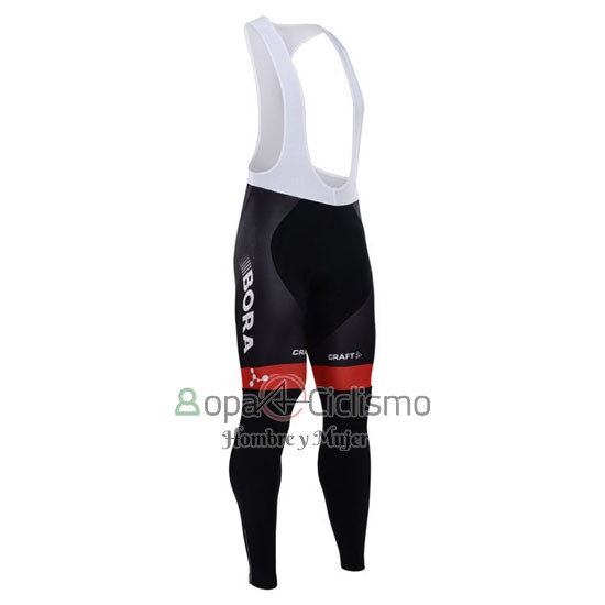 Bora Ropa Ciclismo Culotte Largo 2015 Mangas Largas Negro